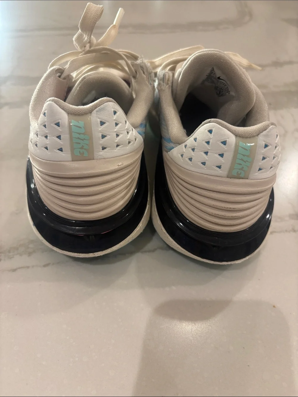 GT Cut2 Nike White Sneakers with Blue & Pink Accents